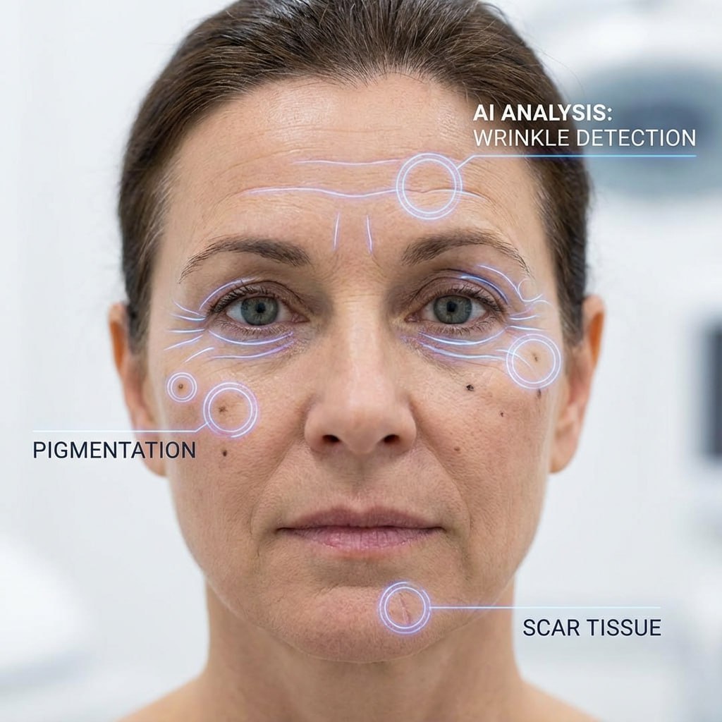 AI Skin Analysis - Wrinkle Detection, Pigmentation, Scar Tissue